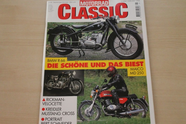 Deckblatt Motorrad Classic (05/1999)
